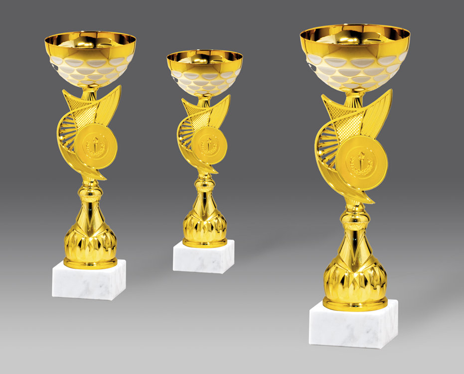 Puchar G26644 3, &oslash;14, h.34 puchary statuetki medale